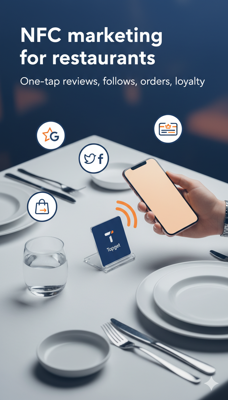 NFC marketing for restaurants: one‑tap reviews and orders