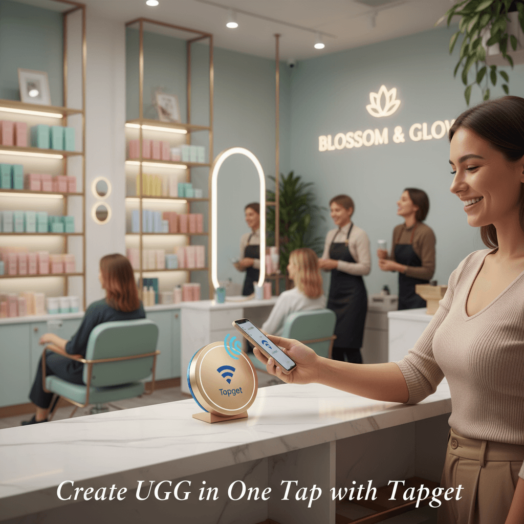 How Tapget Drives UGC Creation & Viral Sharing at Beauty Salons