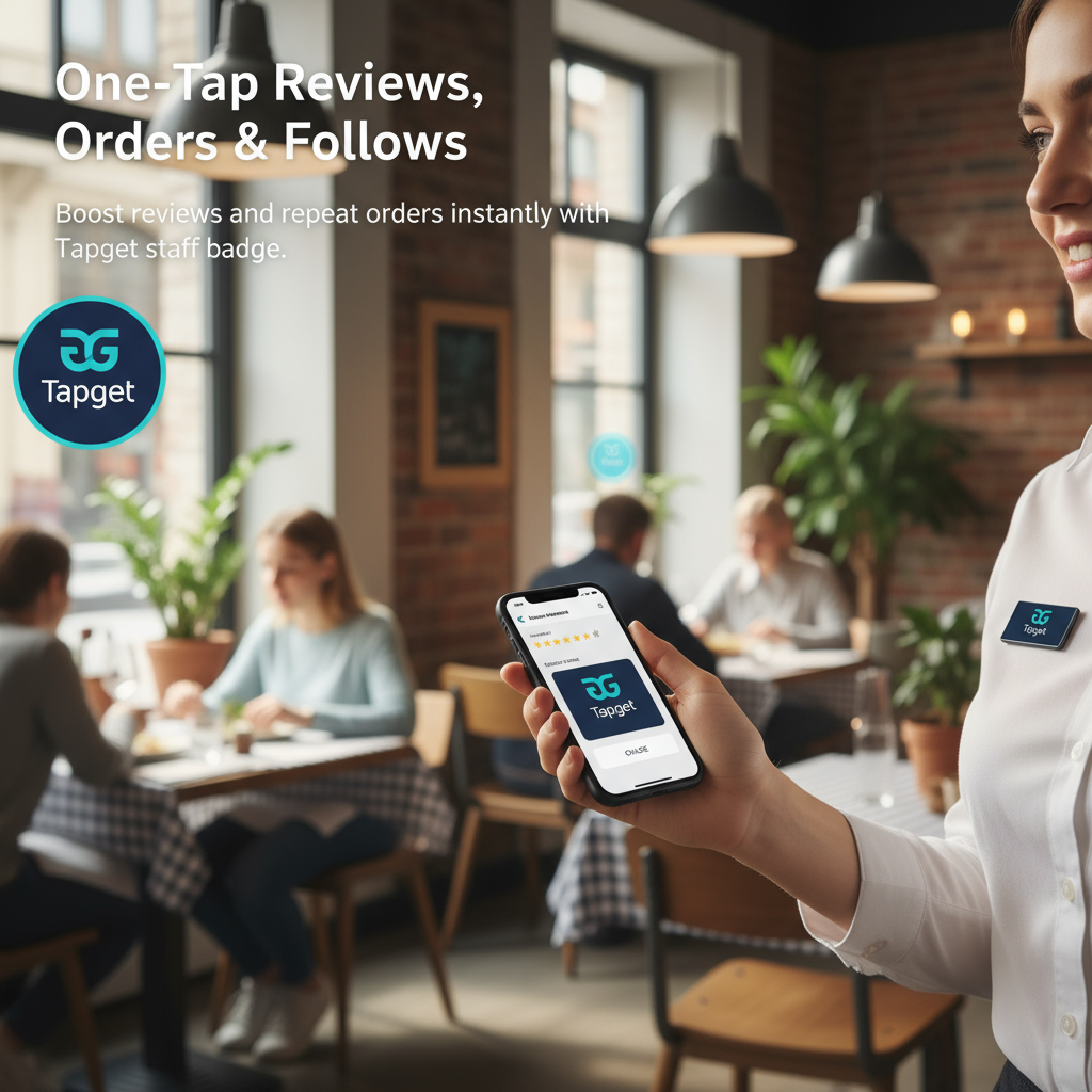 Tapget Staff Badge: Boost Tips, Reviews & Orders Instantly
