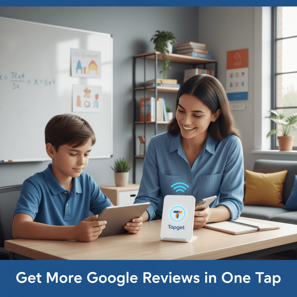 How Tapget Helps Tutoring Centers Grow Google Reviews in One Tap