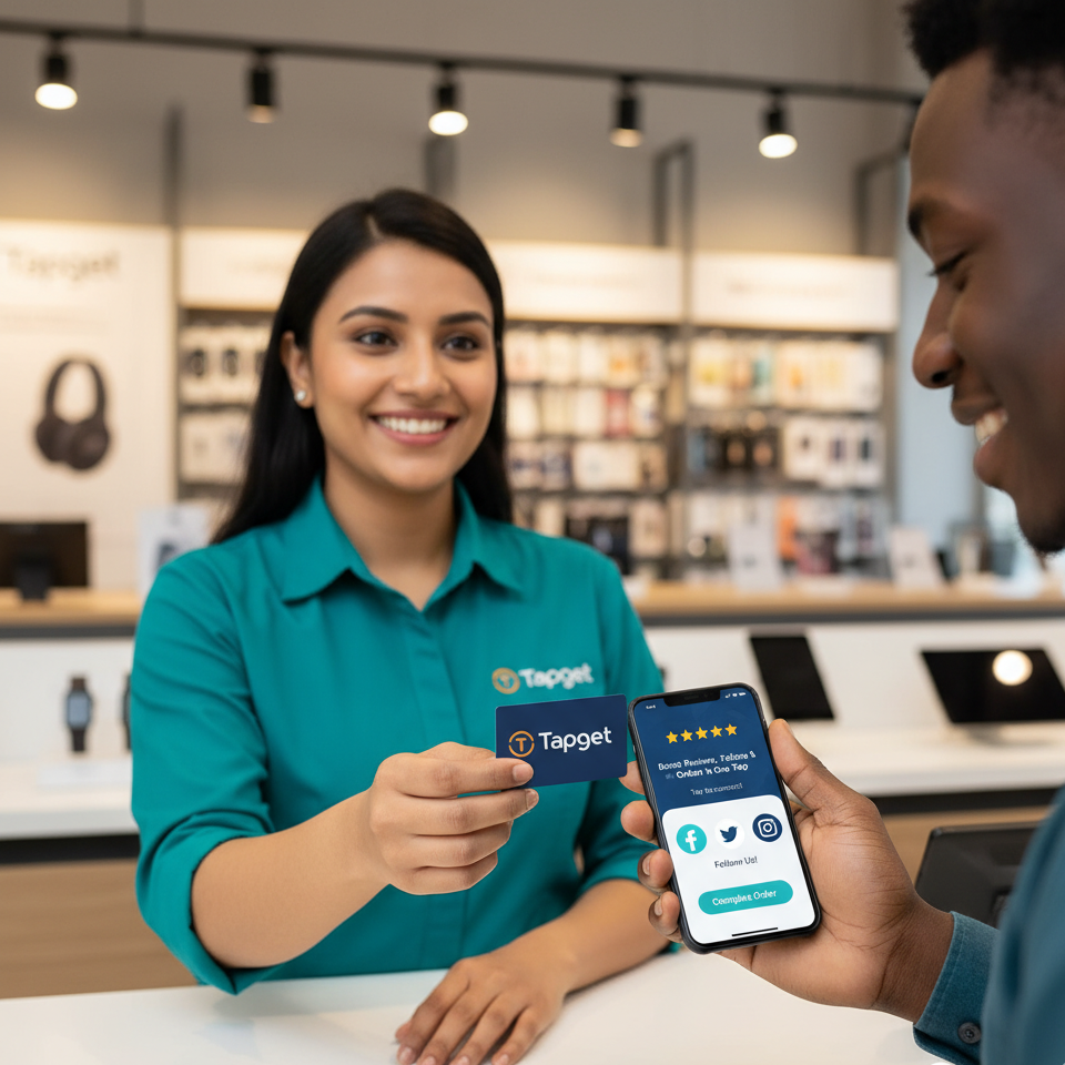 Boost Reviews, Orders & Tips in One Day: The 3-Step Tapget NFC AI Solution