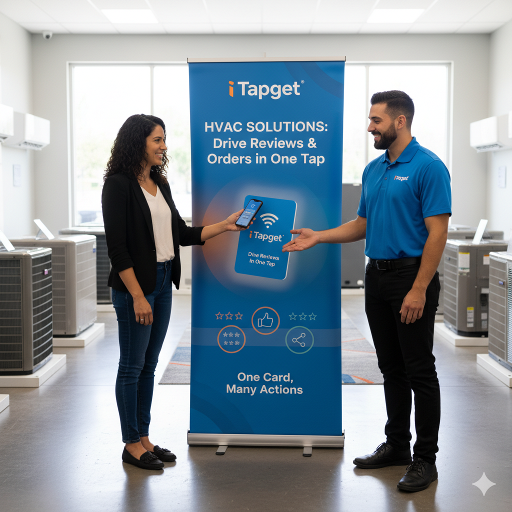 Boost Banner Stand Reach & Orders with Tapget’s One-Tap NFC + AI Tool