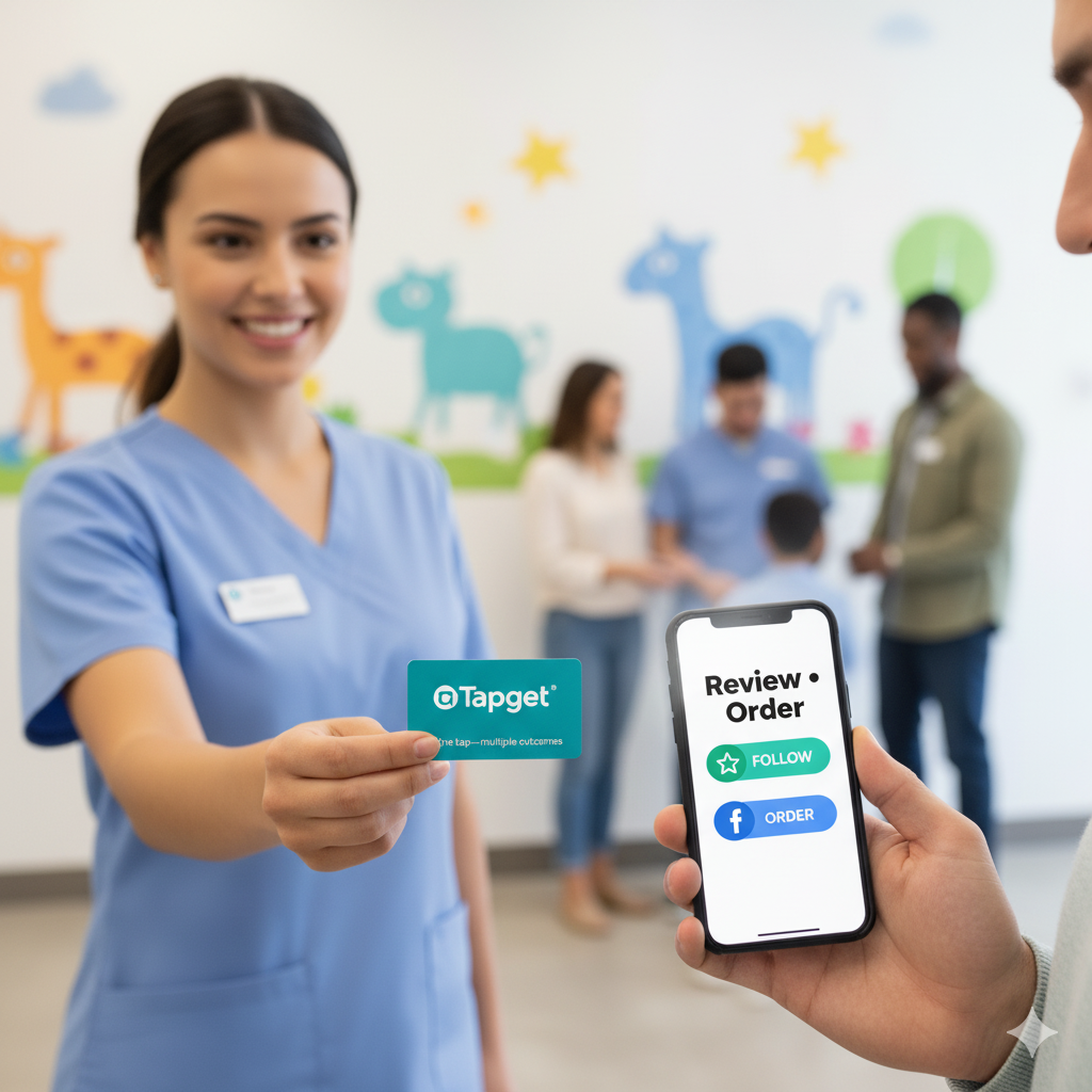 One-Tap Reviews for Pediatric Clinics: How Tapget NFC + AI Drives Growth