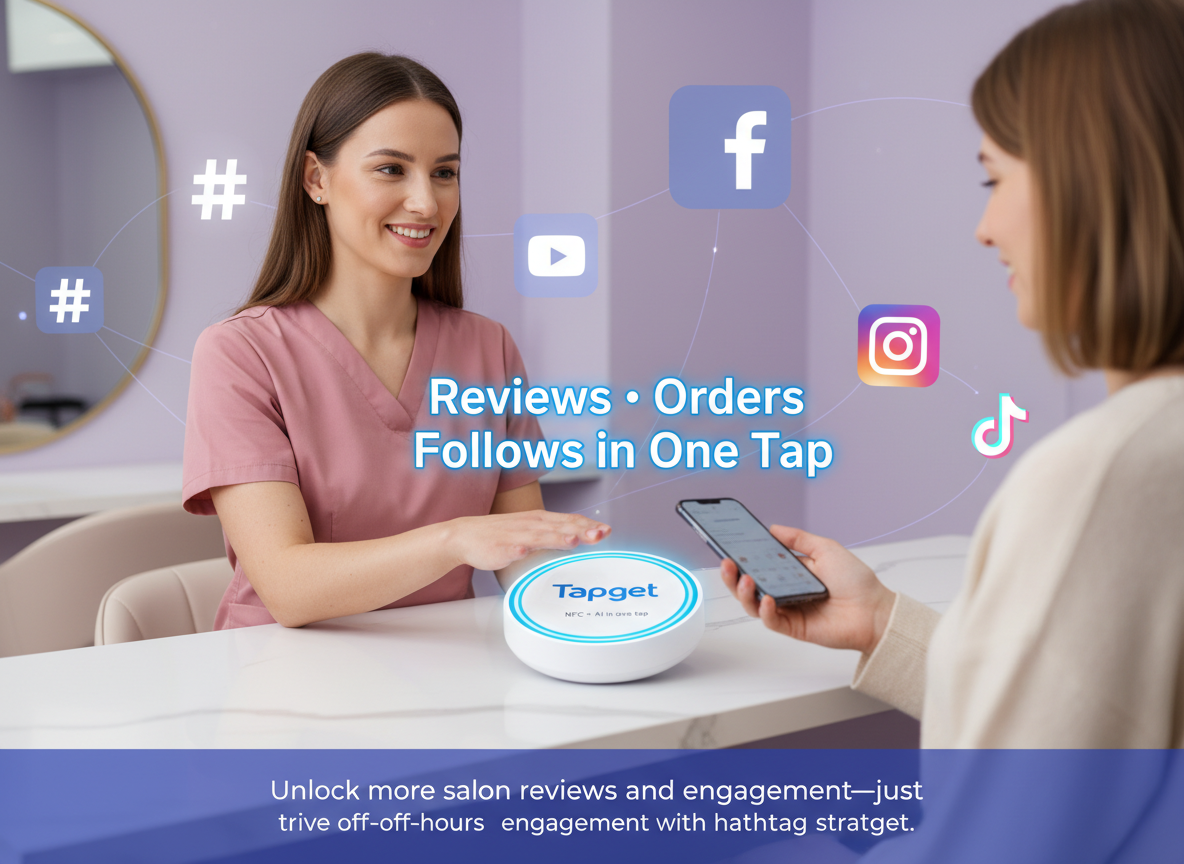Hashtag Strategy & Off-Hours Exposure With Tapget NFC + AI