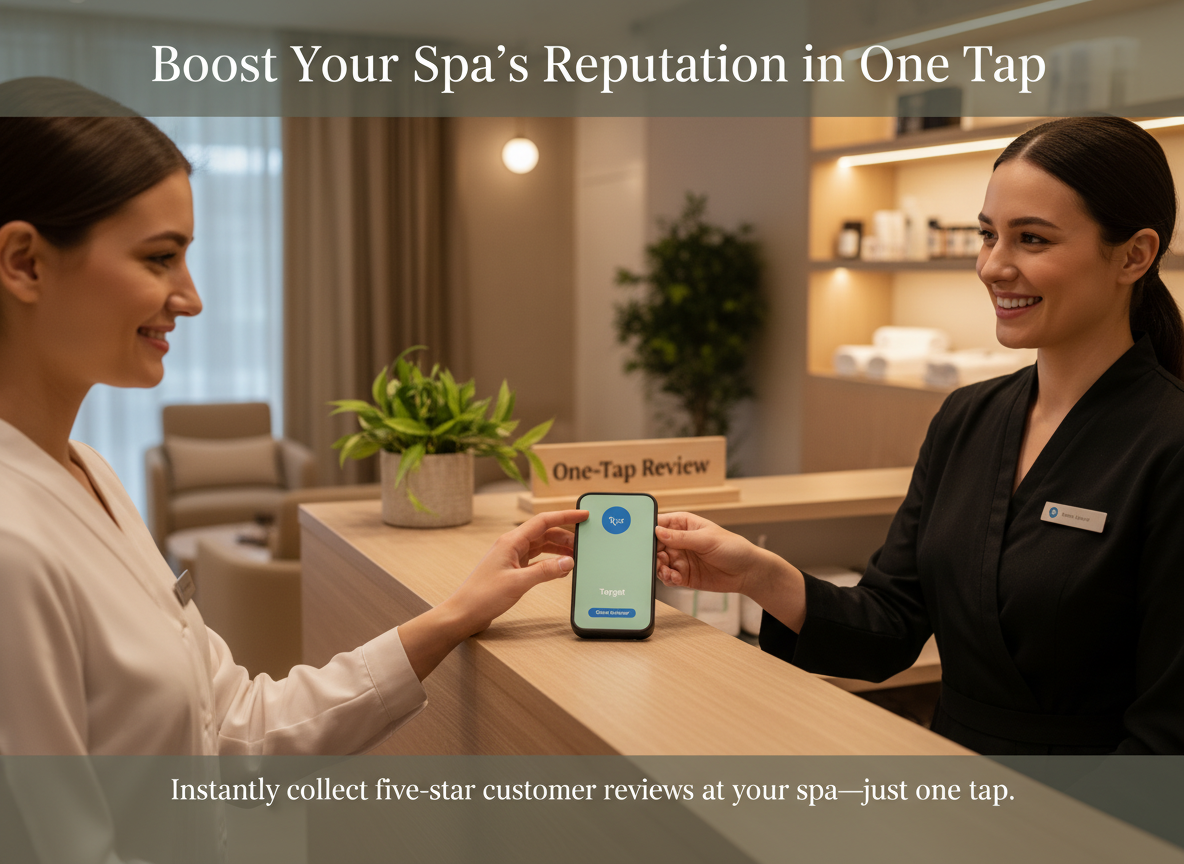 Boost Your Spa’s Reputation & Star Ratings With Tapget One-Tap Reviews