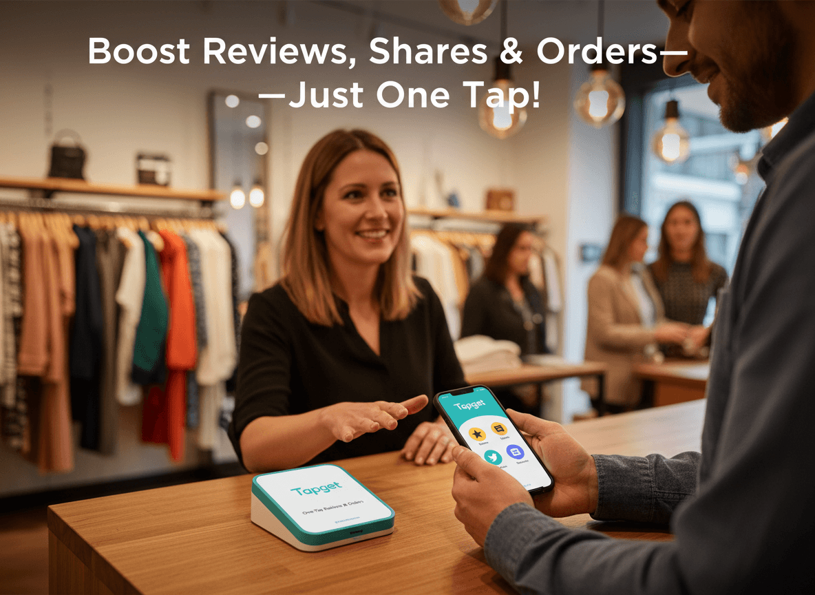 How Tapget Drives Reviews, Shares & Orders for Clothing Stores