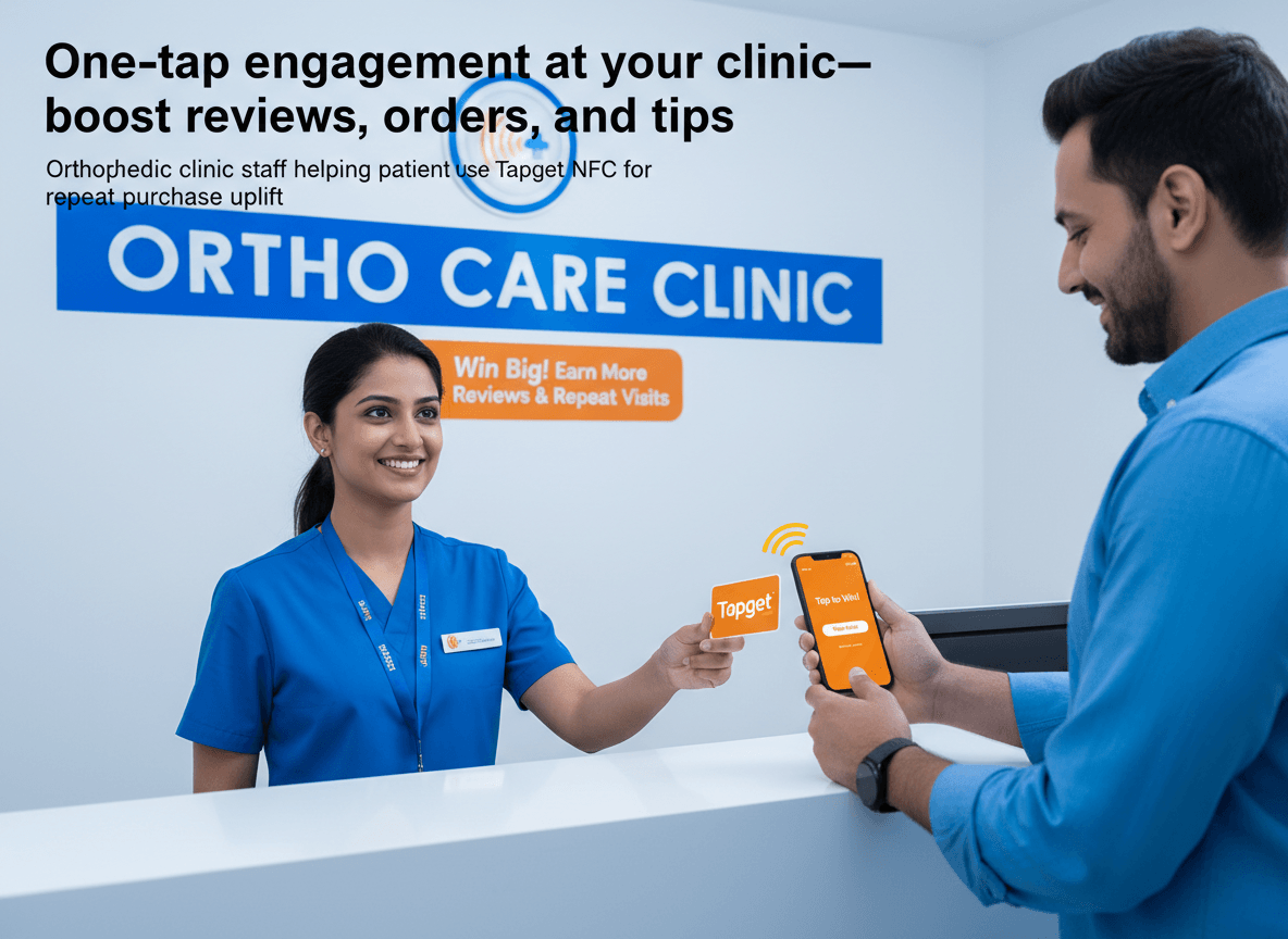 Boost Orthopedic Clinic Repeat Purchases with Tapget’s Lucky Draw NFC