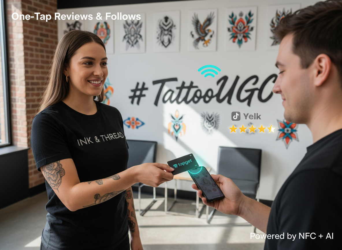 Boost Tattoo Studio Reviews and Social Follows Instantly with Tapget