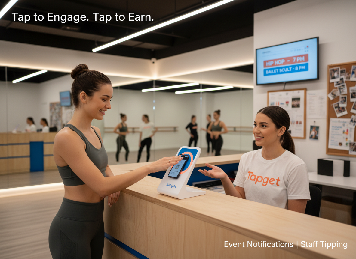 How Event Notifications & NFC Can Boost Staff Tipping at Your Dance Studio