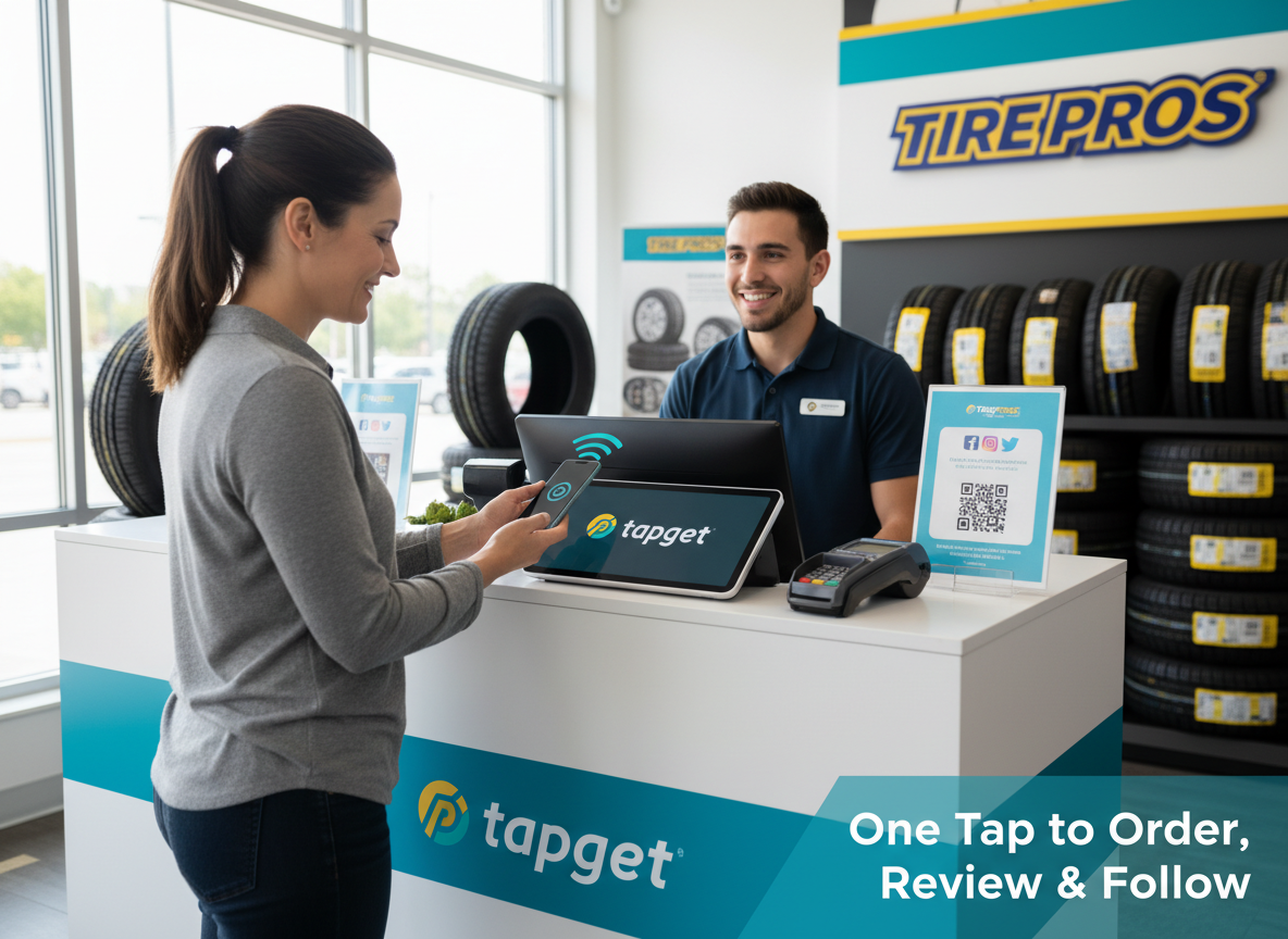 Streamlined Ordering at the Cashier Counter: How Tapget Drives Reviews and Repeat Orders