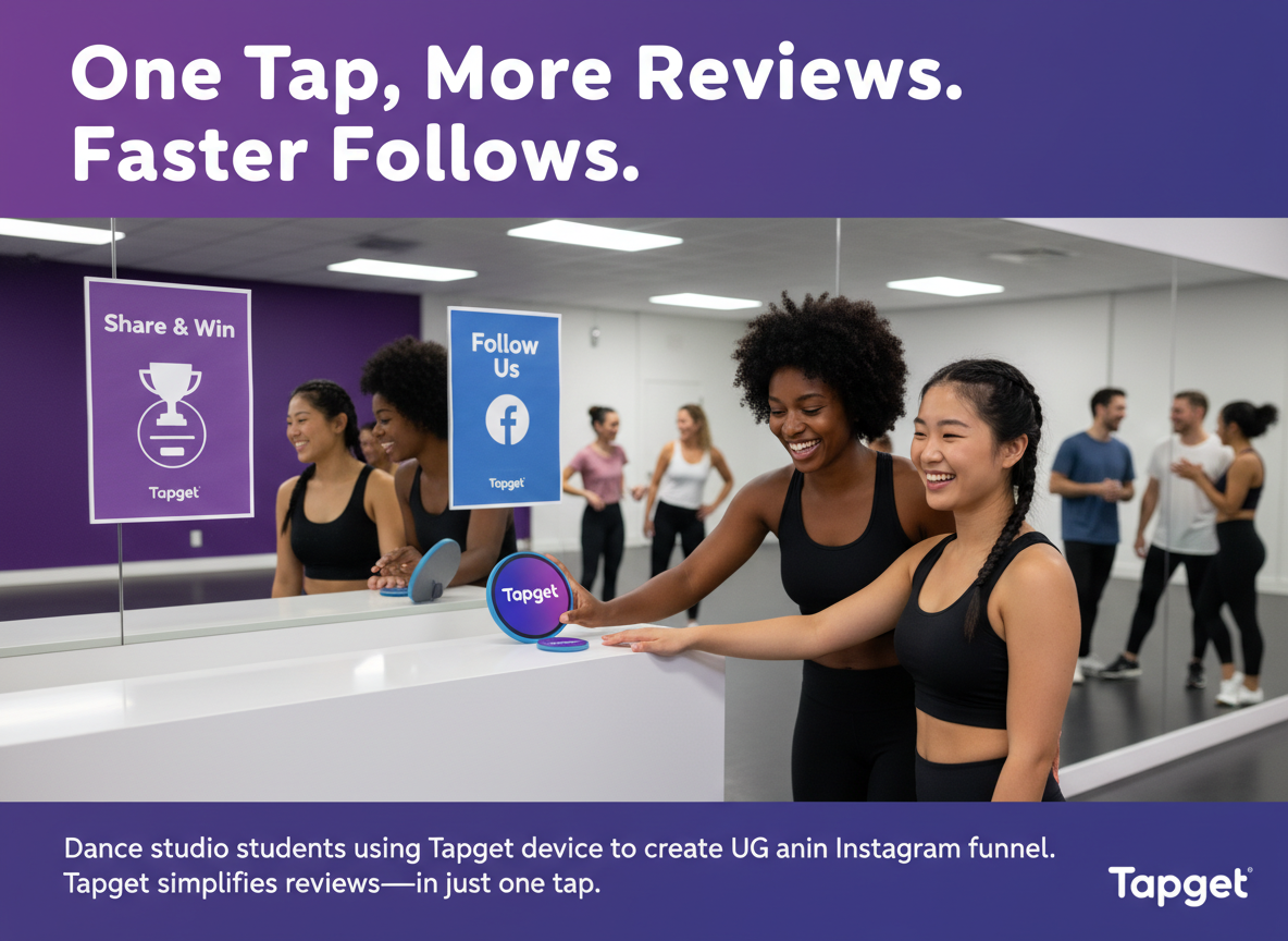 Boost Dance Studio Results with One-Tap NFC & AI: UGC, Instagram Funnels, and More
