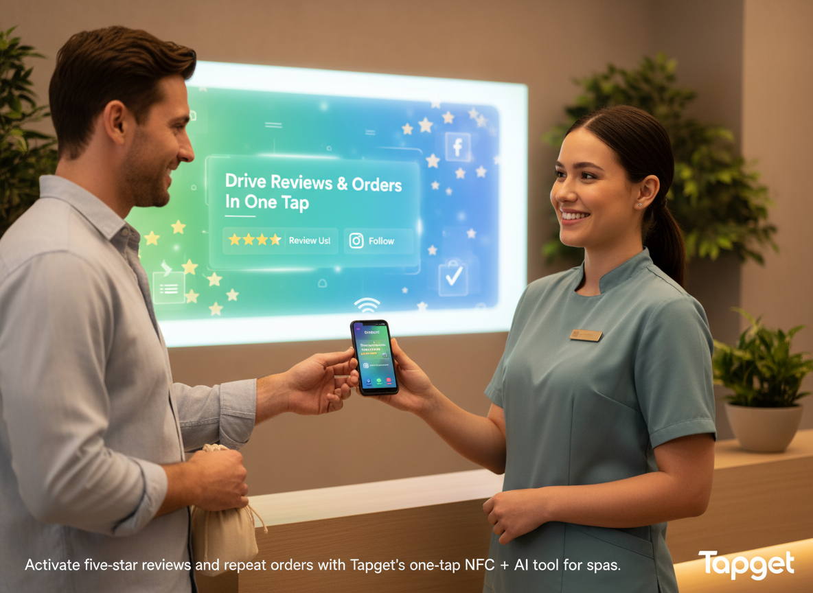 Boost Spa Reviews and Engagement in One Tap With Tapget