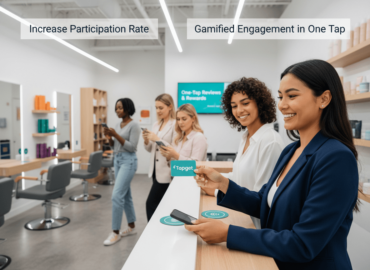 Boost Participation Rate & Gamified Engagement in Your Salon with Tapget