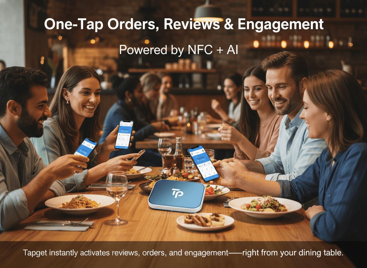Dining Table Ordering & ROI Growth: How Tapget Drives Shorter Conversion Paths