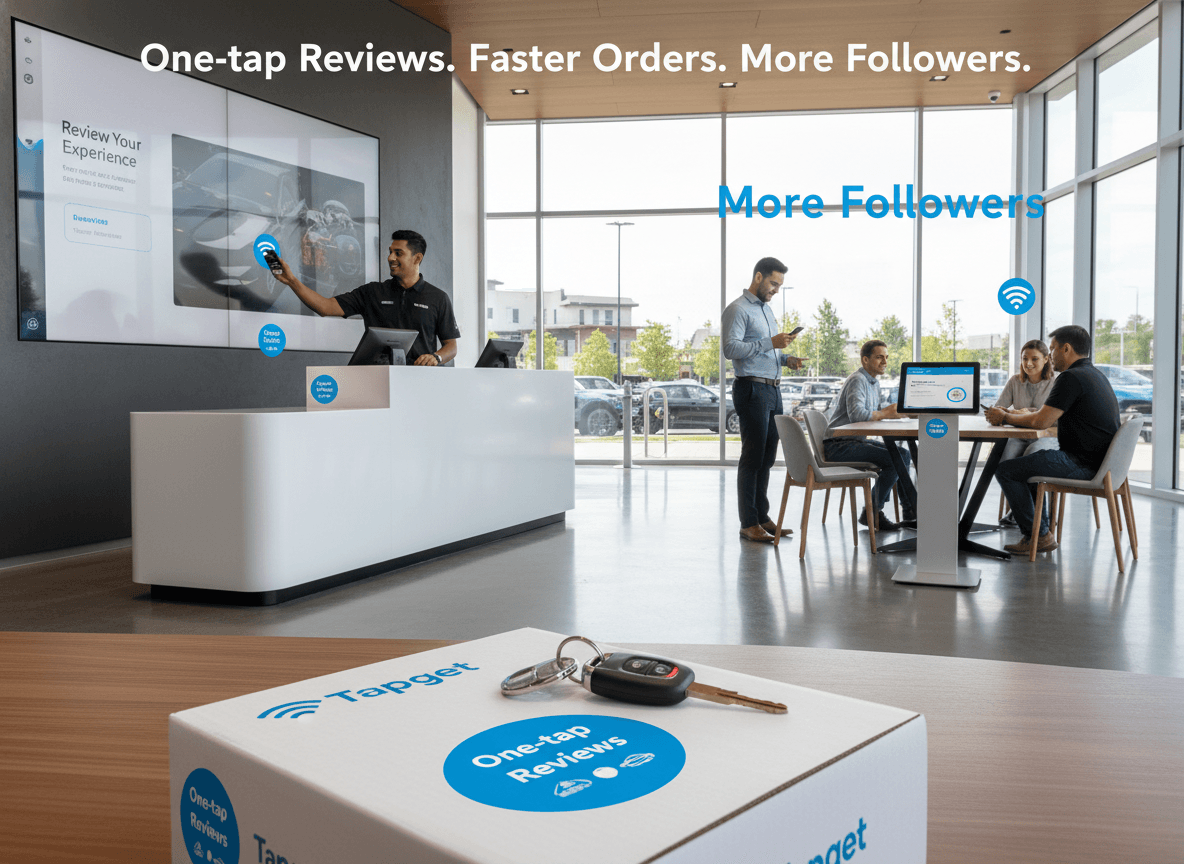 How Tapget Accelerates Car Dealership Conversions via NFC Ordering
