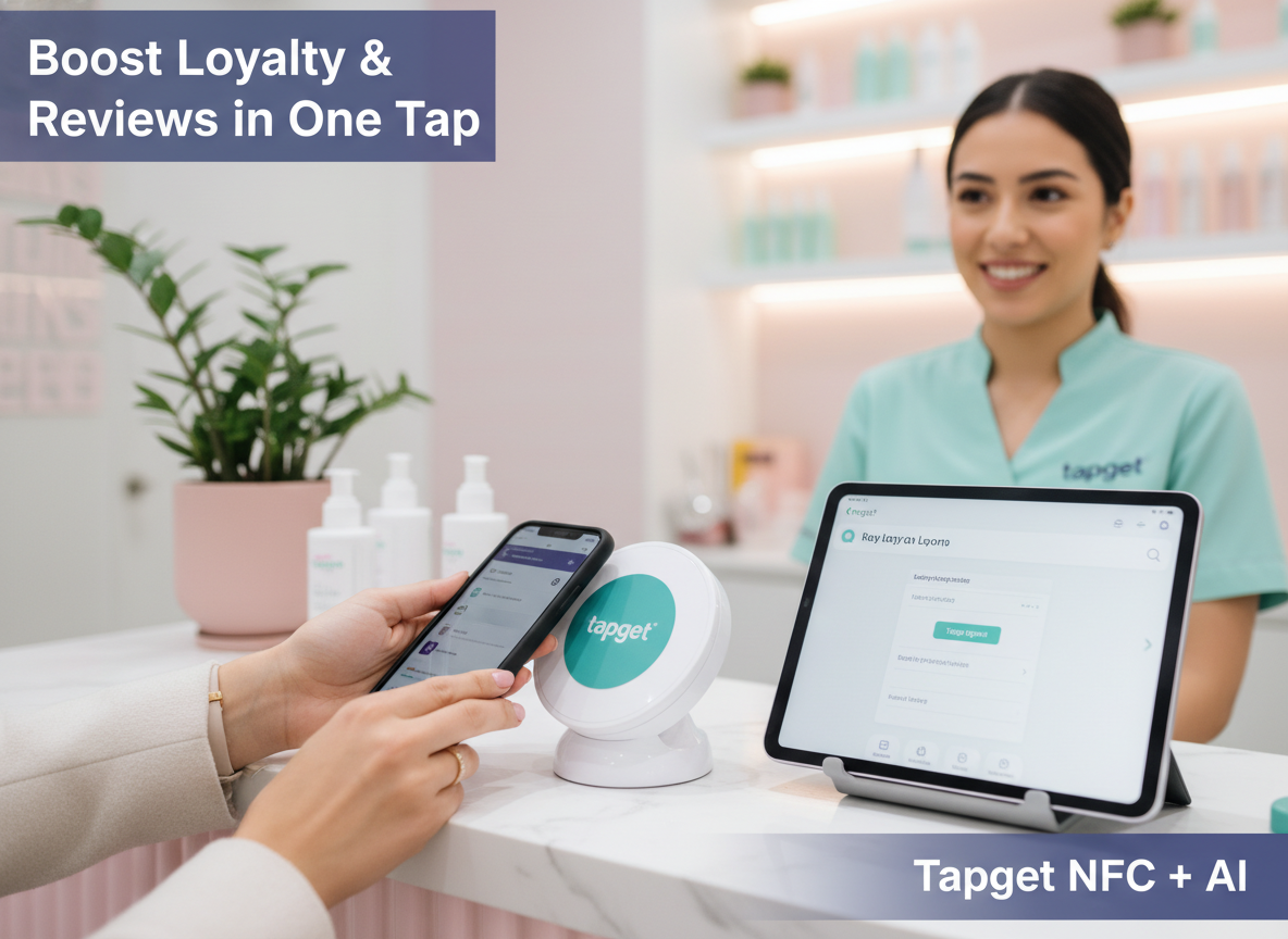 Loyalty Program Boost: Tapget’s NFC + AI for Nail Salon Growth