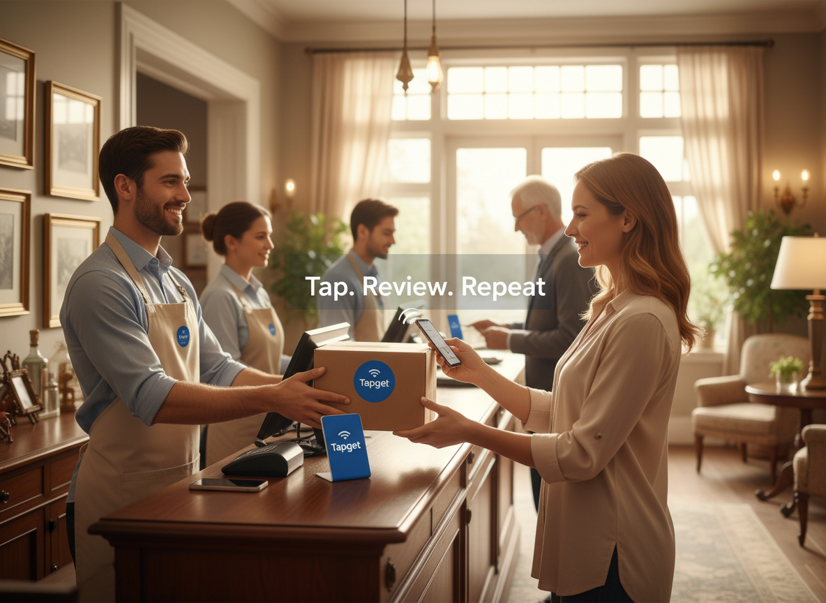 Drive More B&B Reviews & Orders with NFC + AI at the Cashier Counter