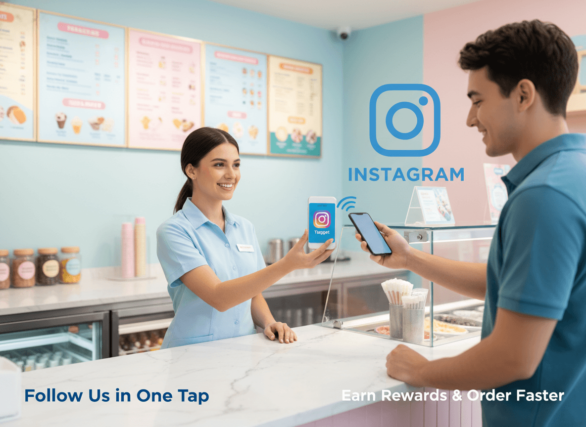 Drive Instagram Follows & Orders: Tapget for Ice Cream Shops