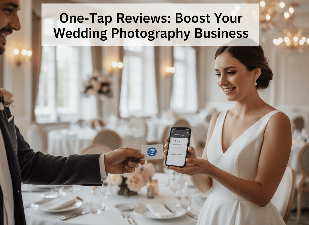 One-Tap Reviews for Wedding Photographers: Instantly Grow ROI with Tapget