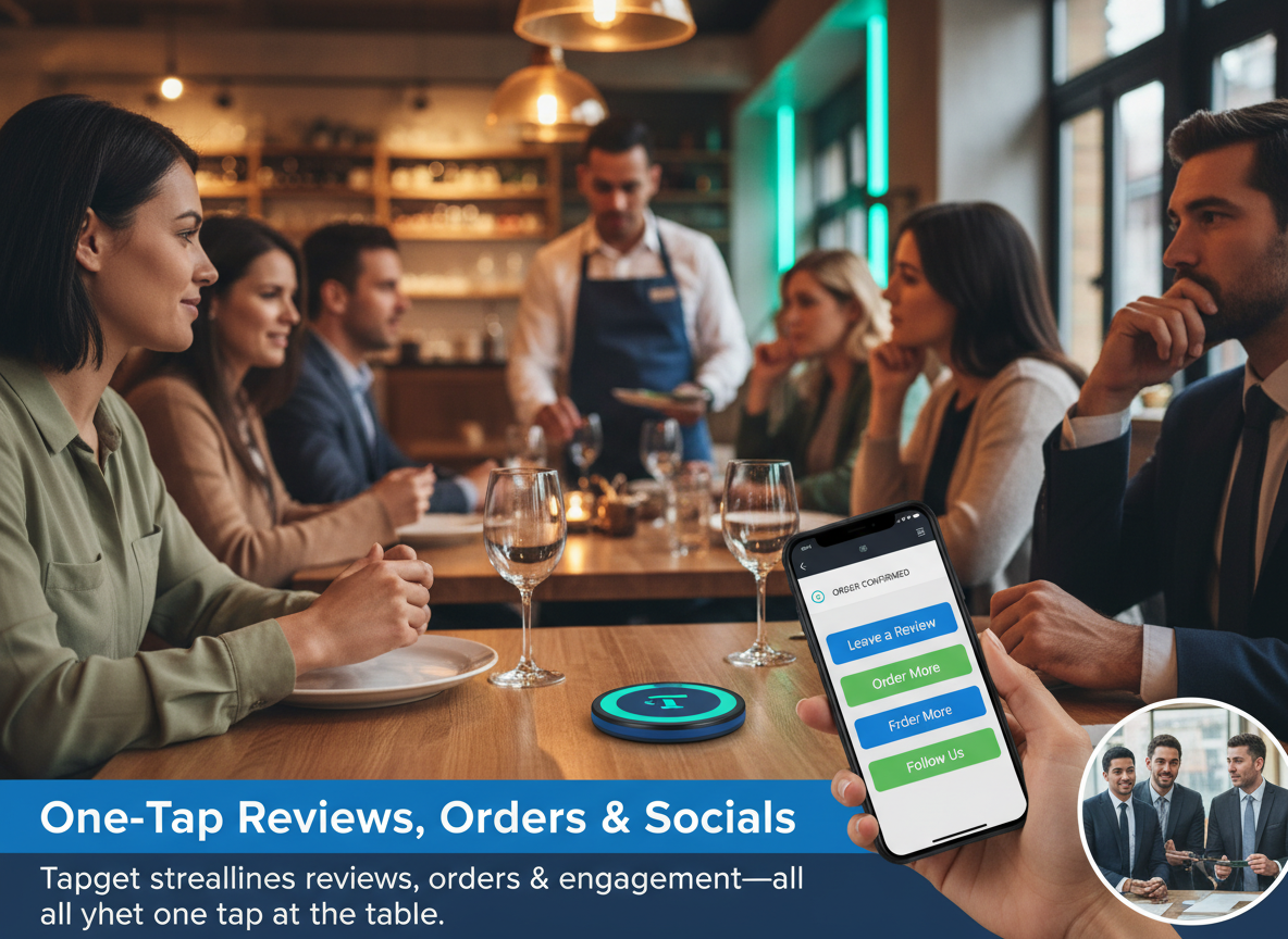 Urgency Marketing for Dining Table Ordering: How Tapget Drives Reviews, Orders, and Engagement in One Tap