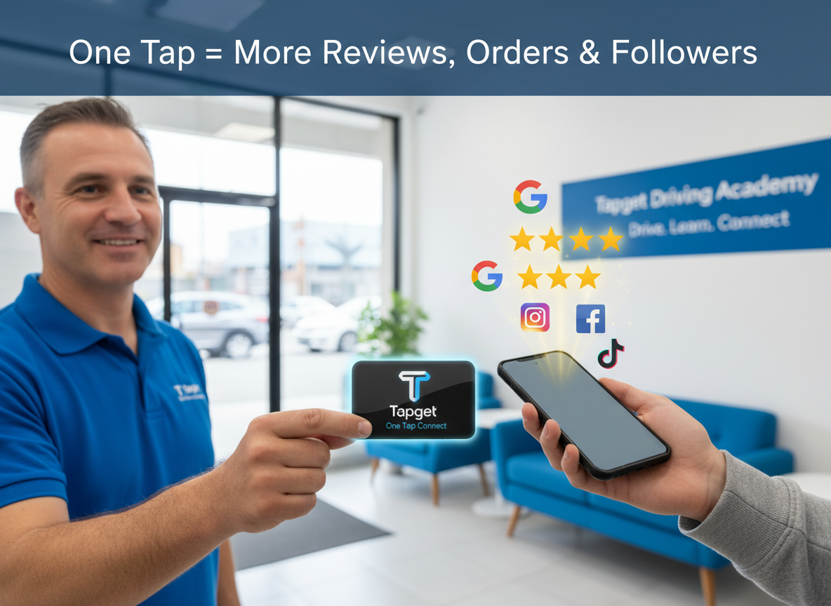 Boost Google Reviews & Reputation with Tapget NFC + AI Tool