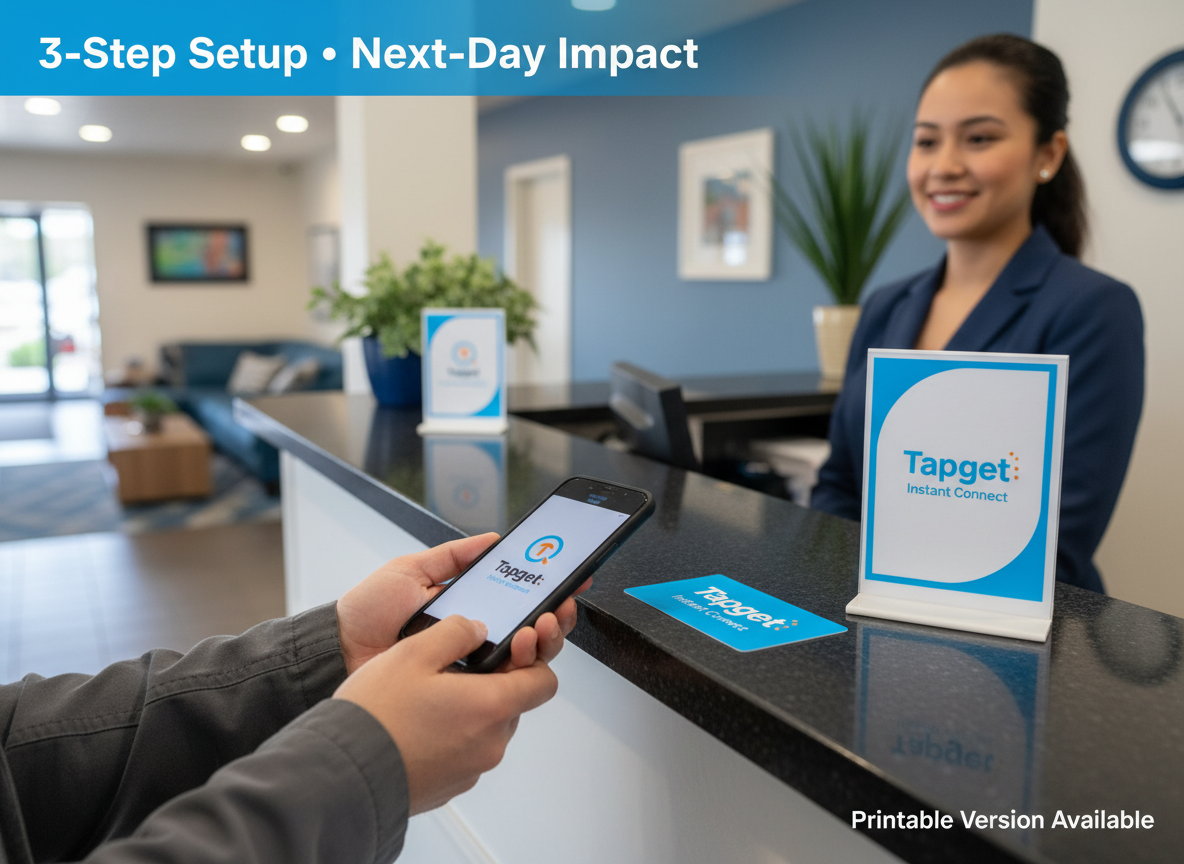 Tapget 3‑Step Setup: Rapid Review & Order Growth for Motels