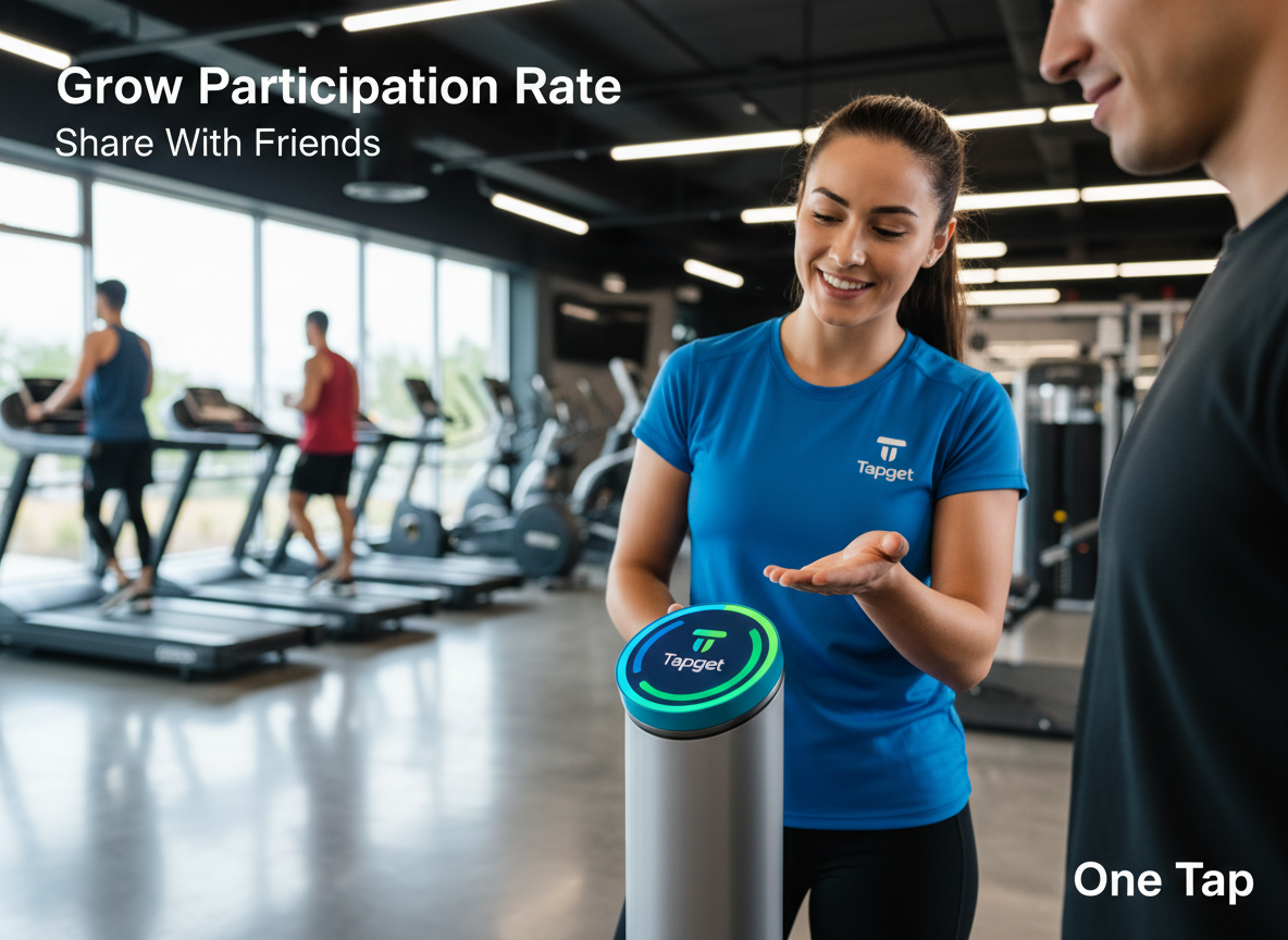 Boost Participation Rate & Share with Friends at Your Fitness Center