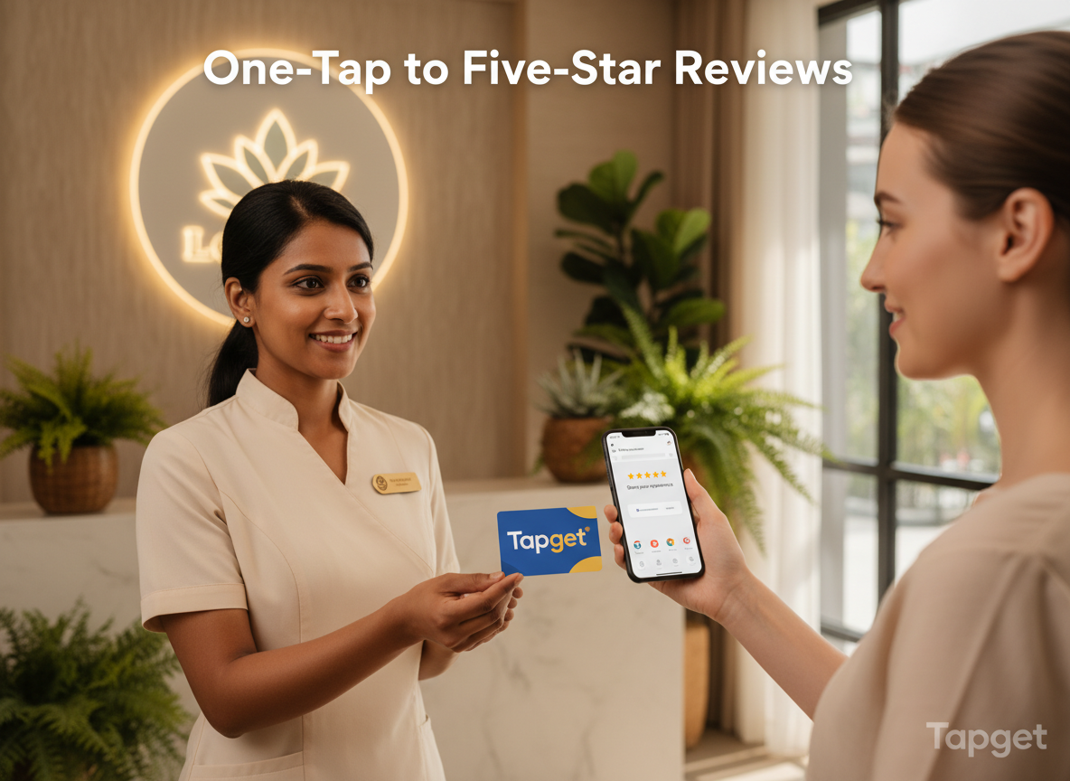 One-Tap Reviews: Instantly Boost Your Spa’s Google Ratings With Tapget