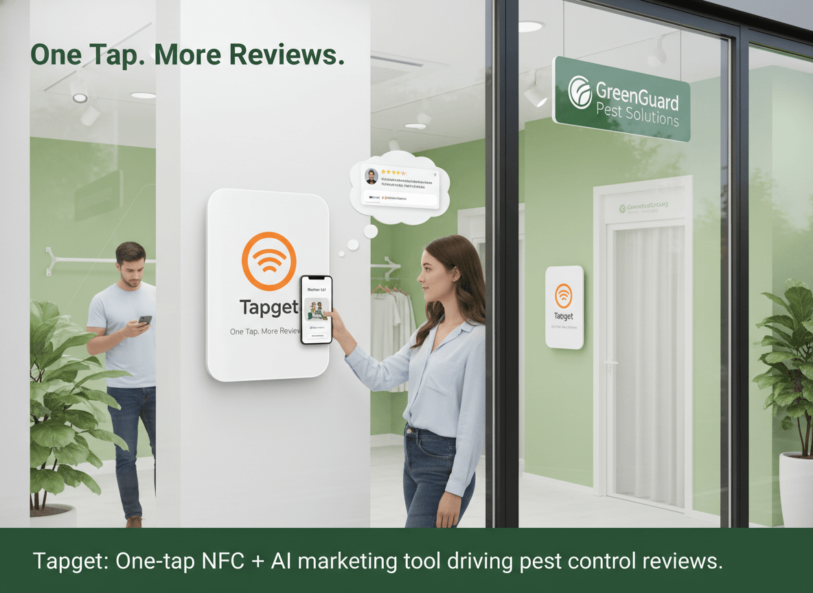 Window Display & Fitting Room Tips: Boost Pest Control Reviews with NFC + AI