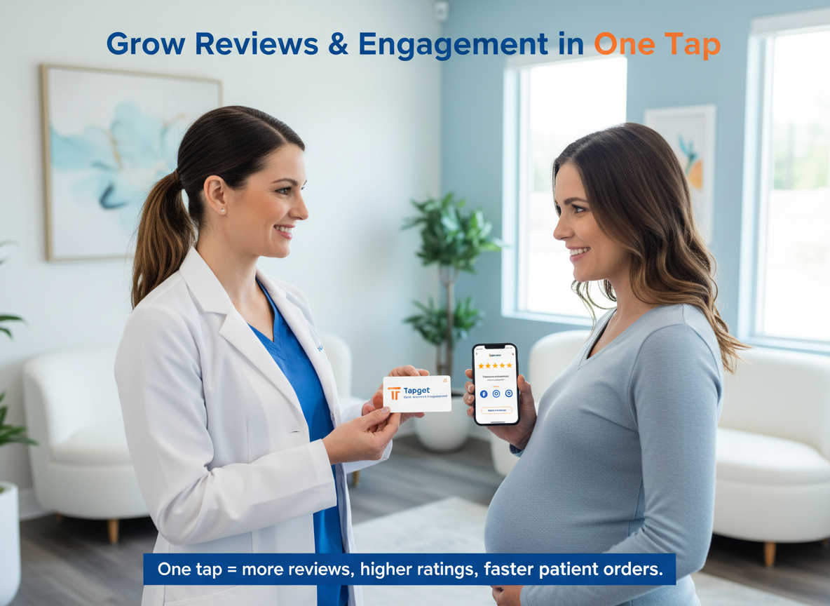 Boost Your OB/GYN Clinic’s Star Ratings with Tapget: NFC + AI Review Automation