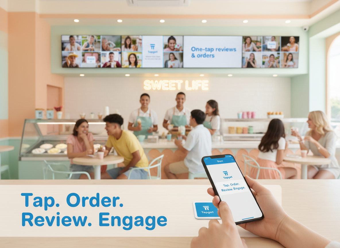 One Card, Many Actions: Transform Ice Cream Shop Ordering with Tapget