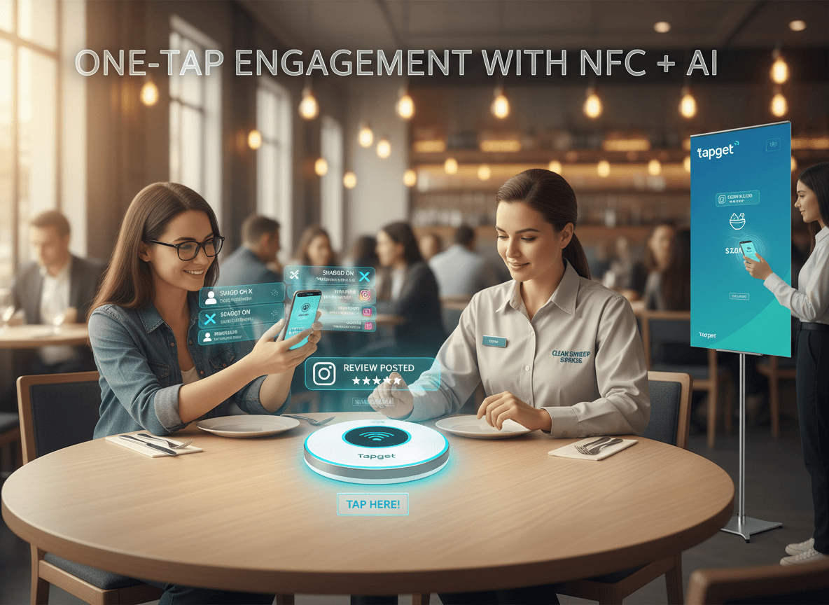 Unlock Rapid Reviews & Orders: Tapget’s NFC + AI for Multi-Location Marketers
