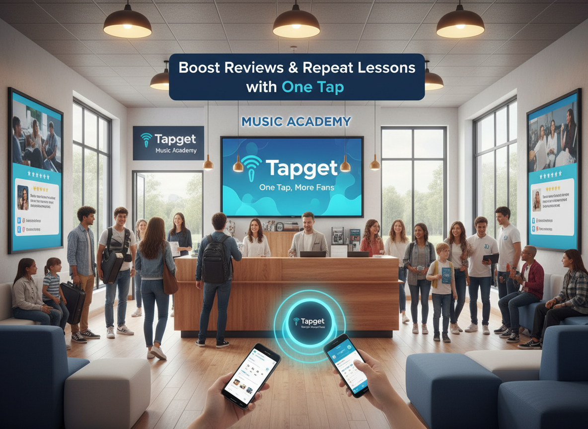 Boost Customer Retention for Music Schools With Tapget’s NFC + AI