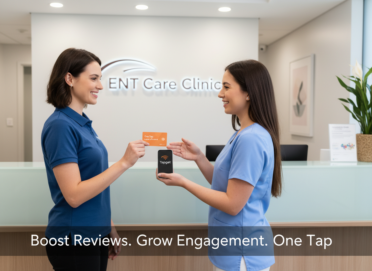 Drive Genuine Testimonials and Reviews at ENT Clinics with Tapget