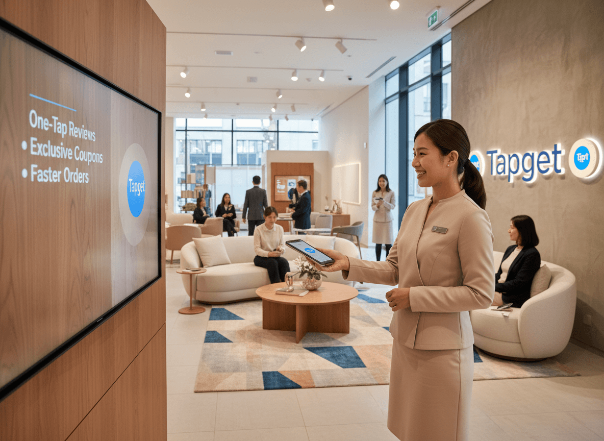 Exclusive Coupons & Shorter Conversion Path With Tapget NFC