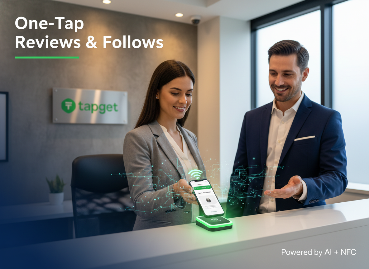 Positive Review Prompts for Law Firms: Tapget’s NFC + AI Approach