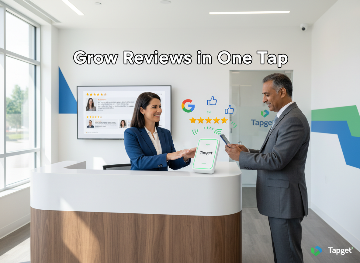 Tapget for Insurance Agencies: One-Tap Reviews & Reputation Growth