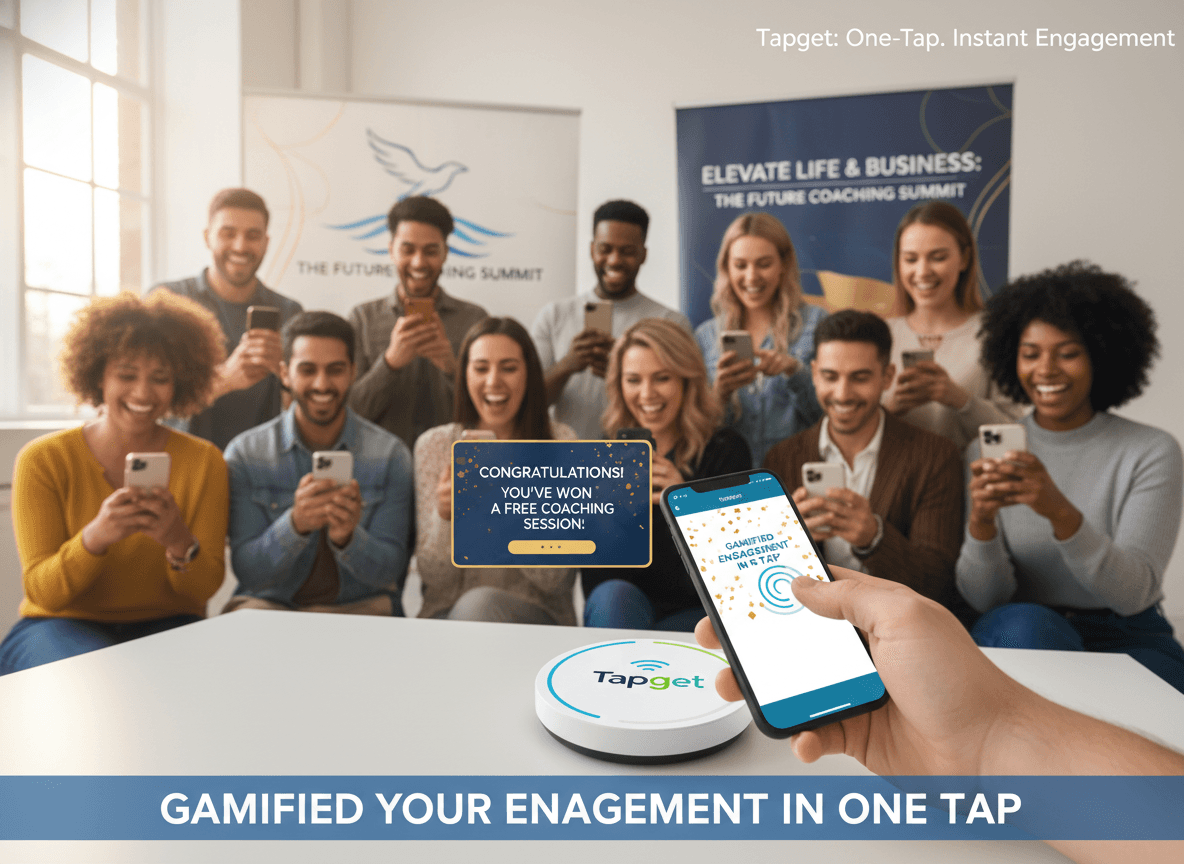 Event Notifications & Gamified Engagement: Unlock ROI With Tapget for Multi-Location Life Coaches
