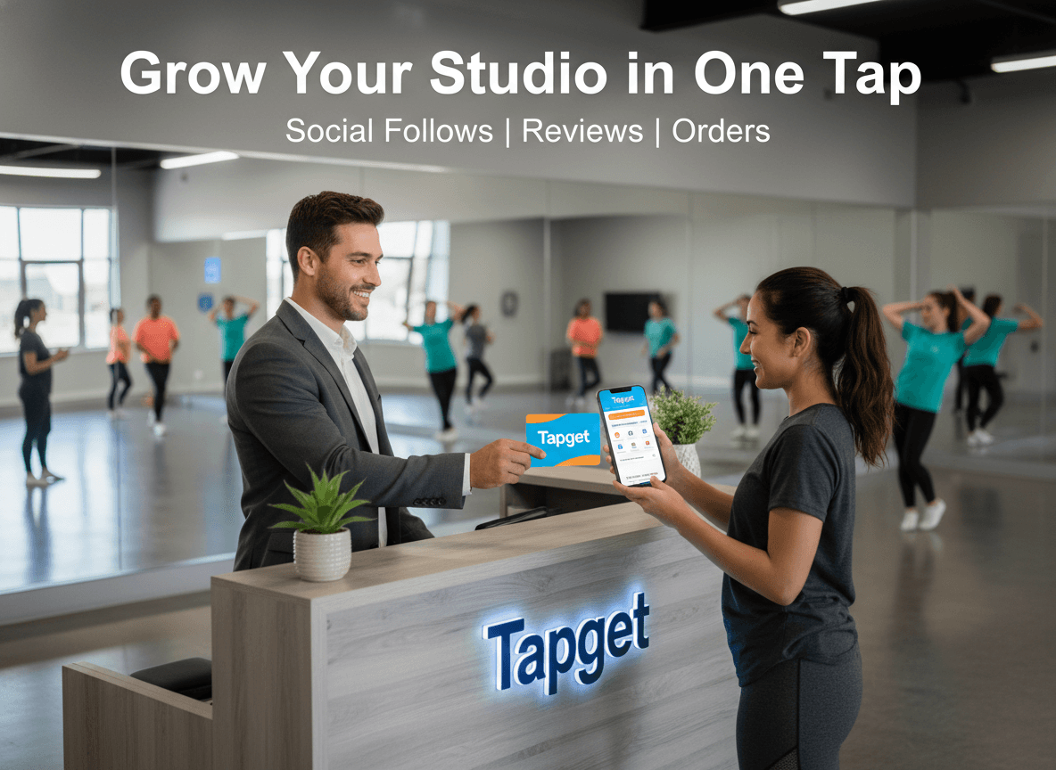 Increase Social Follows & Reviews at Your Dance Studio with Tapget NFC
