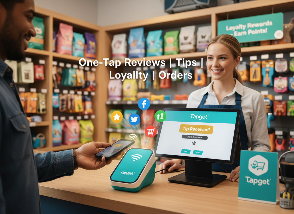 Boost Pet Store Customer Retention & Loyalty with Tapget’s NFC + AI