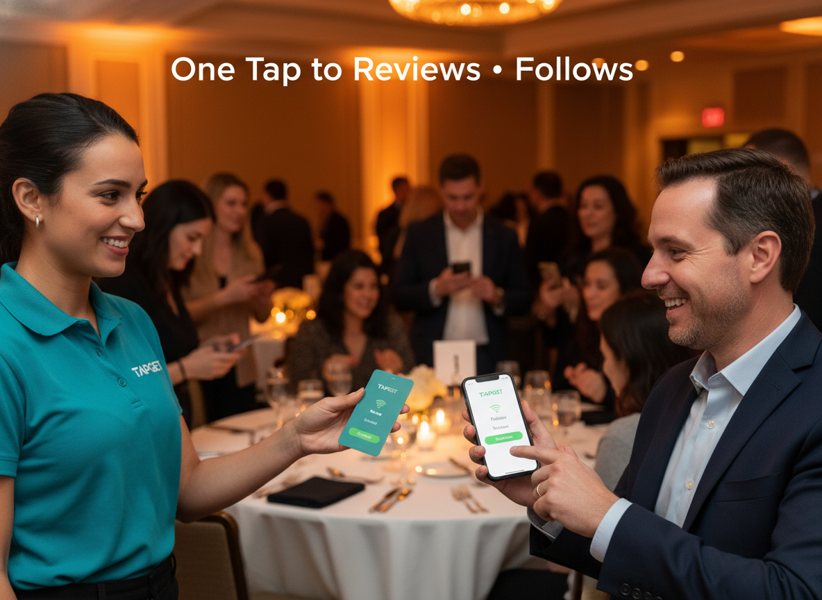 Tapget for Event Planners: Drive Viral Sharing, Reviews & Repeat Orders with One Tap