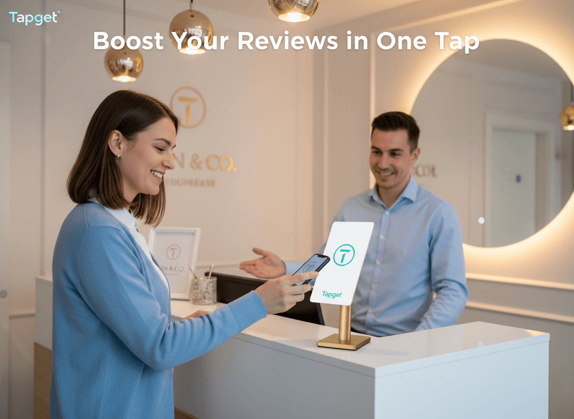 Grow Reviews & Followers Fast: Tapget’s One-Tap NFC Solution