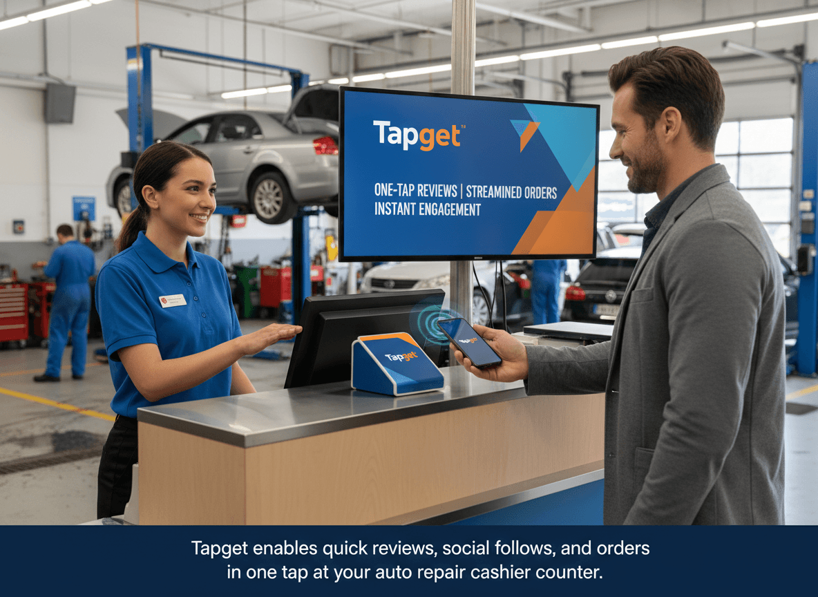 How Tapget Drives Reviews & Streamlines Ordering for Auto Repair Shops
