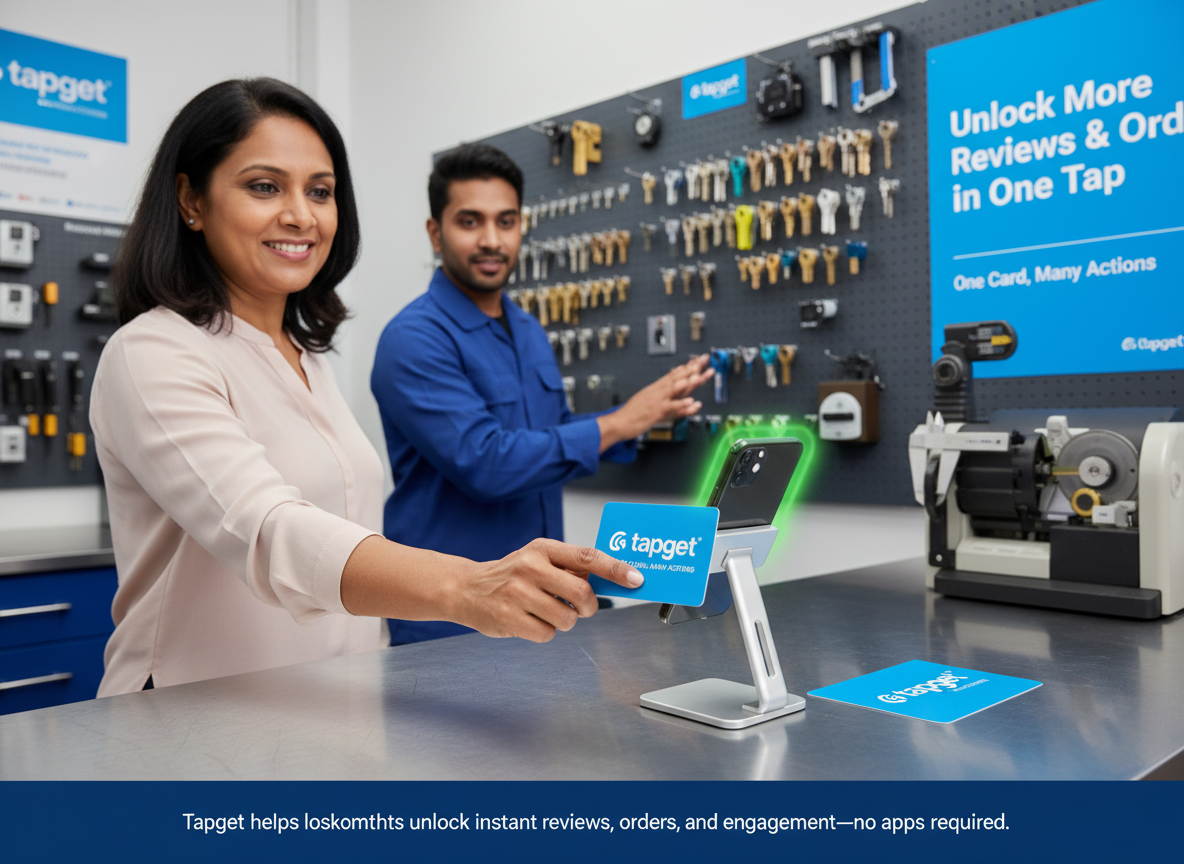 One Card, Many Actions: Tapget Drives Locksmith ROI Fast
