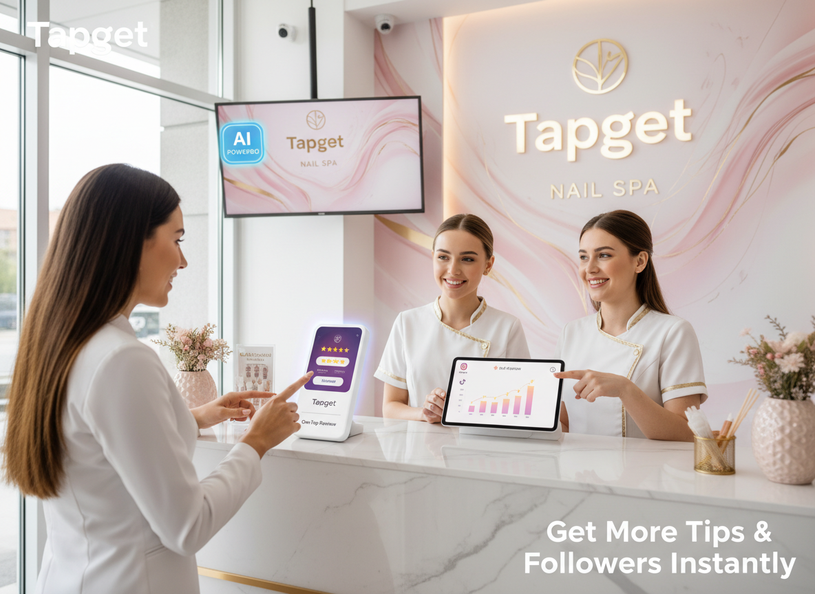 How Nail Salons Can Drive More Reviews and Repeat Orders With NFC + AI