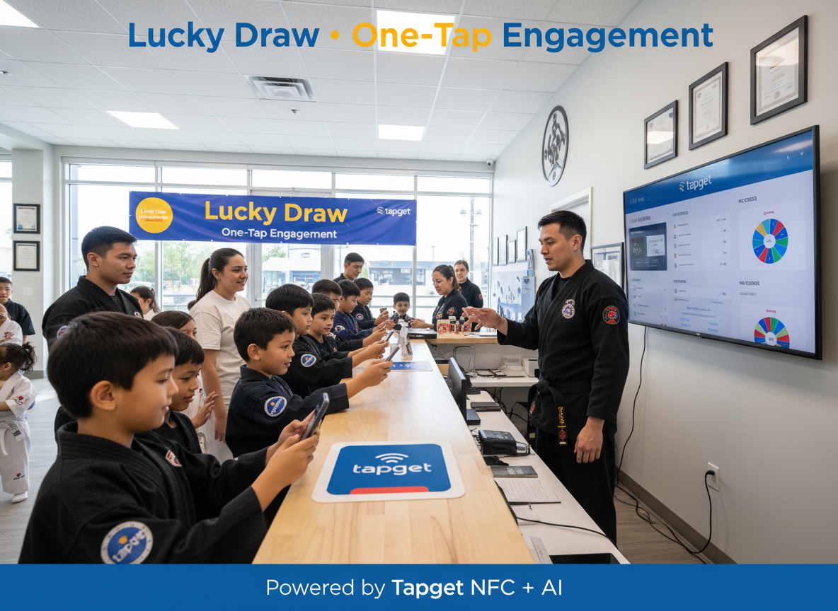 Lucky Draw Gamified Engagement: How Martial Arts Schools Use Tapget