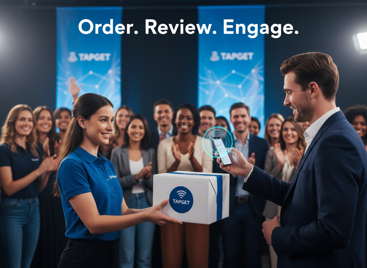One-Tap NFC Delivery Packaging: Tapget’s Event Ordering Edge