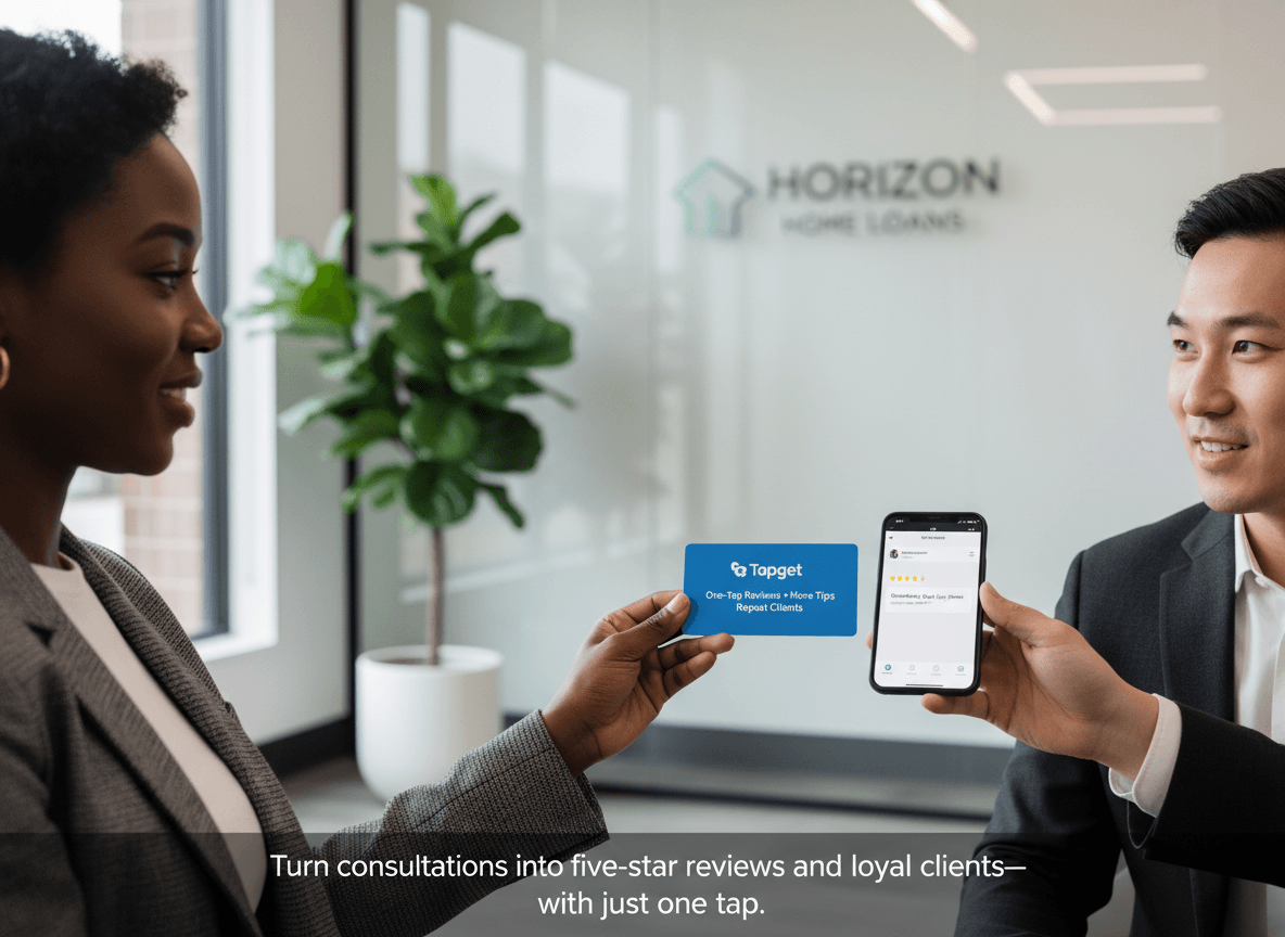 One-Tap Reviews Made Simple: NFC + AI for Mortgage Brokers