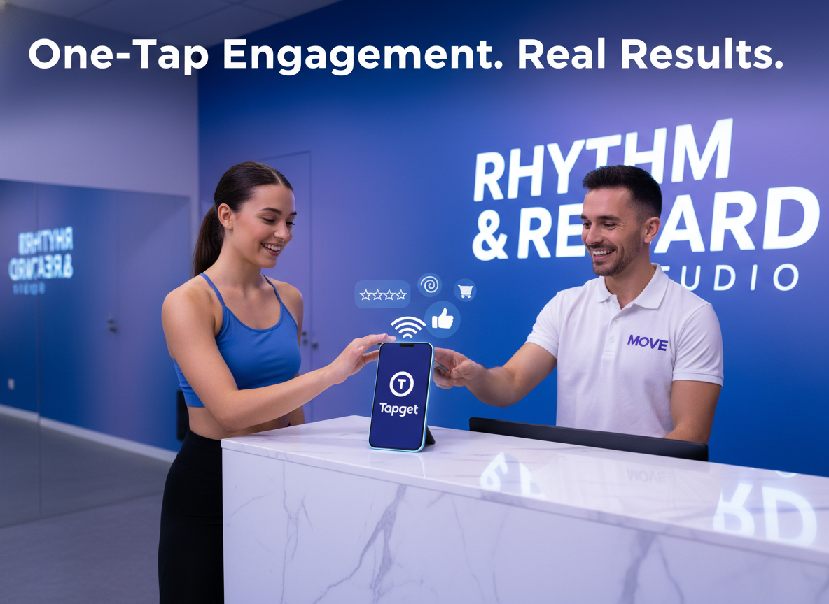 Boost Loyalty and Reviews for Multi-Location Dance Studios With Tapget NFC + AI