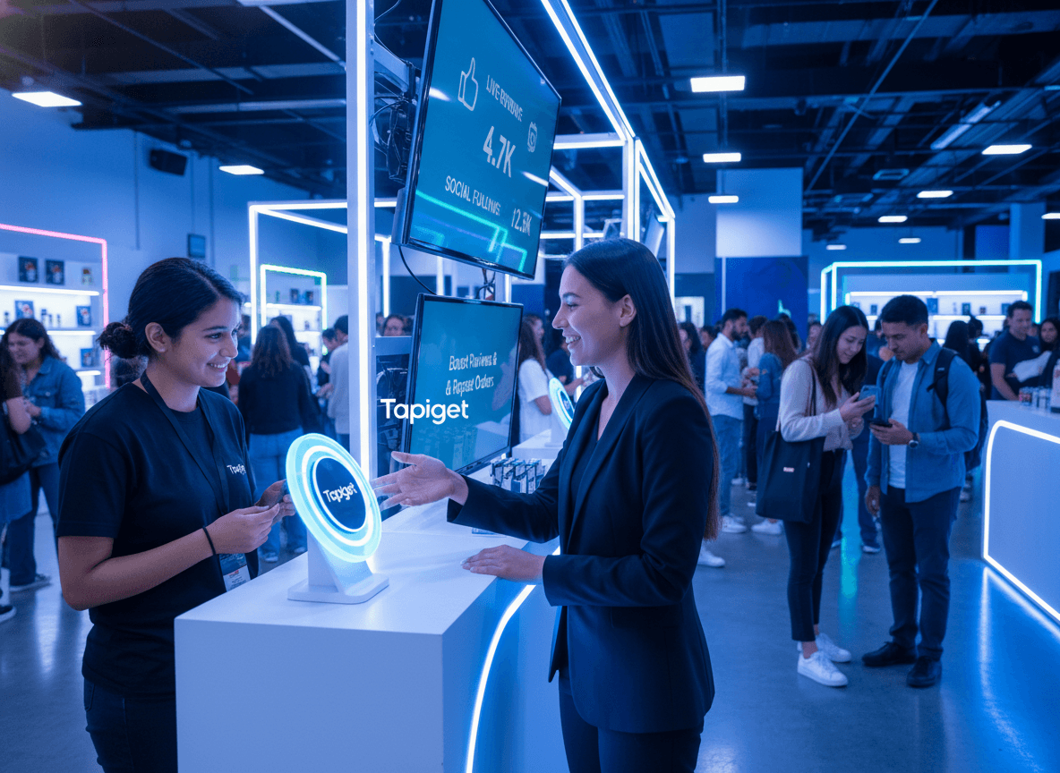 Unlock Pop-Up ROI: Tapget’s One-Tap NFC + AI for Reviews, Orders & Shares